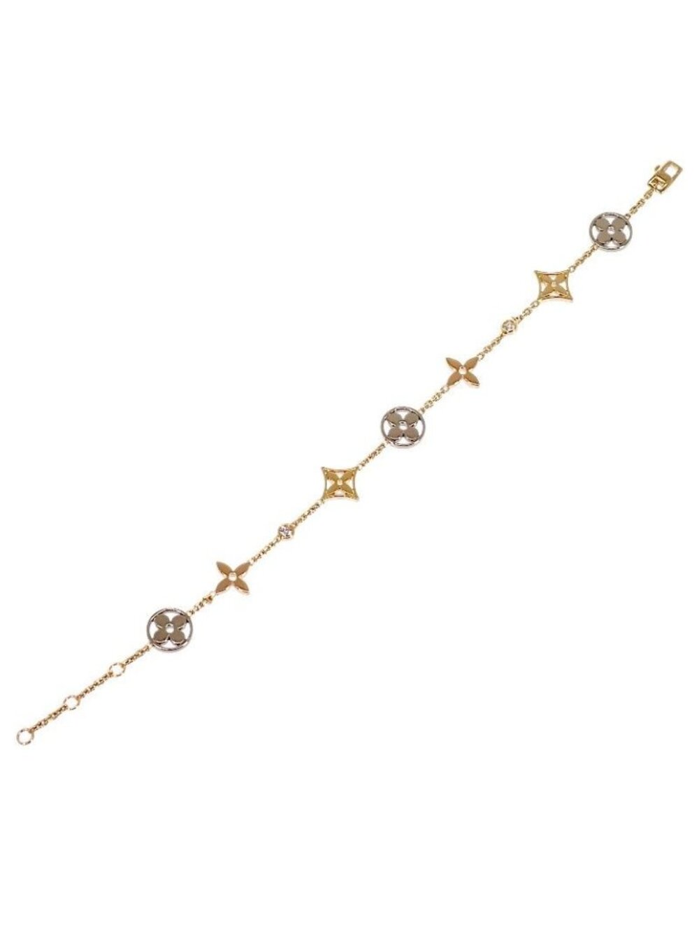 Louis Vuitton Monogram Idylle Bracelet 18k Yellow Gold 18k Pink Diamond - Picture 5 of 12